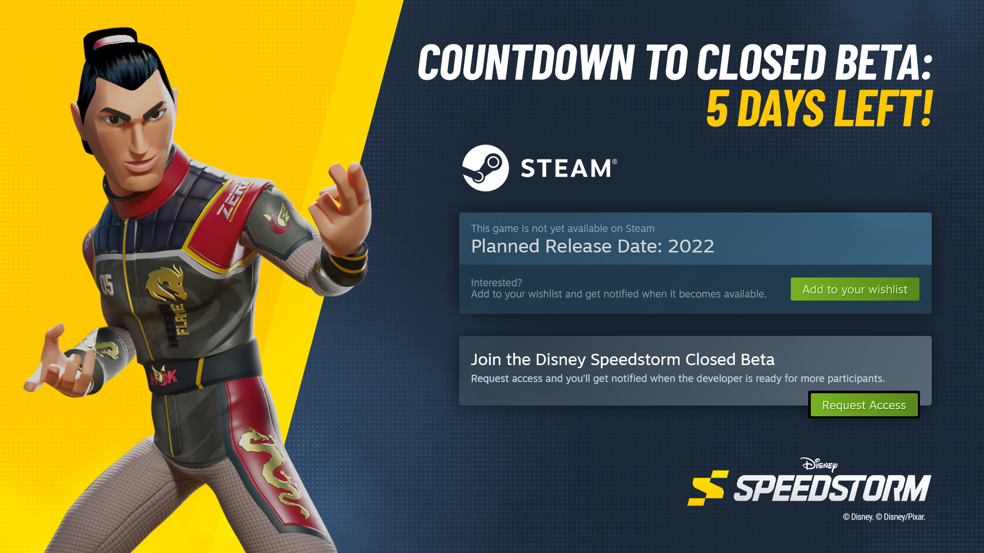 Disney Speedstorm release time countdown - What time does it release?