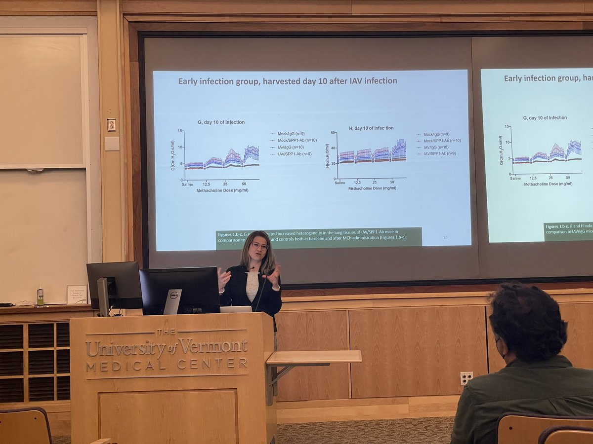 Happy UVMMC Fellow Research Day!  <a href="/morganpcc/">Morgan Carbajal, MD, MPH</a> just wrapped up a great talk on osteopontin and the immune response to influenza.