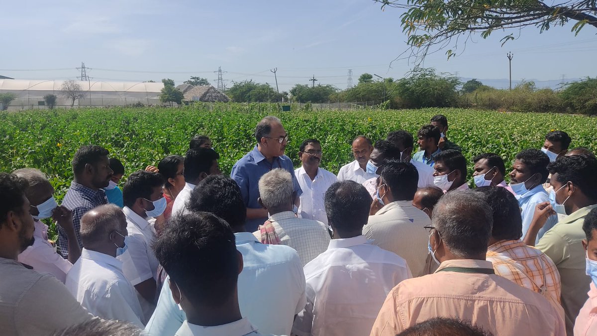 NABARD_MABIF's tweet photo. NABARD MABIF participated in the event conducted in Centre of Excellence for Vegetables, Reddiyarchatram, Dindigul.
The meeting was presided over by Dr. Abilakash Likhi, Additional Secretary, Ministry of Agriculture &amp; Farmers welfare, Govt. of  India.
#mabif #nabard #tnau https://t.co/pOz6cEjno6
