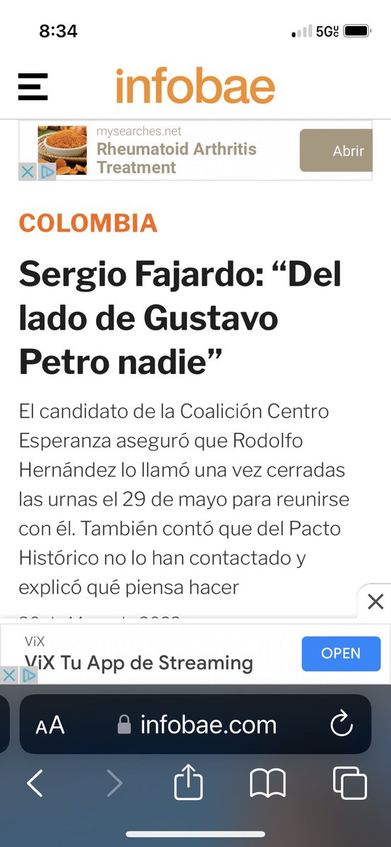 TwitoDuarte's tweet photo. Sres de @infobae Error de diagramación o manipulación de la información? “Del lado de #GustavoPetro nadie me ha llamado” #SinCredibilidad en 3, 2, 1 https://t.co/ca1aThM52i