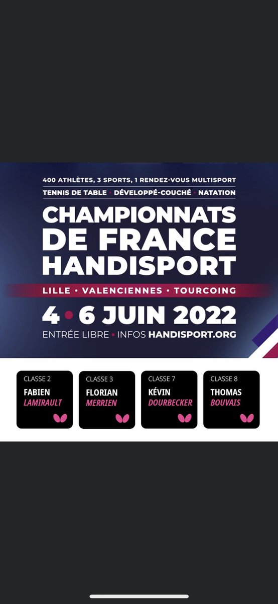 Départ demain pour les championnats de France 💪💪💪<a href="/WijinRennes/">Wijin</a> @Cnav_actu #butterfly