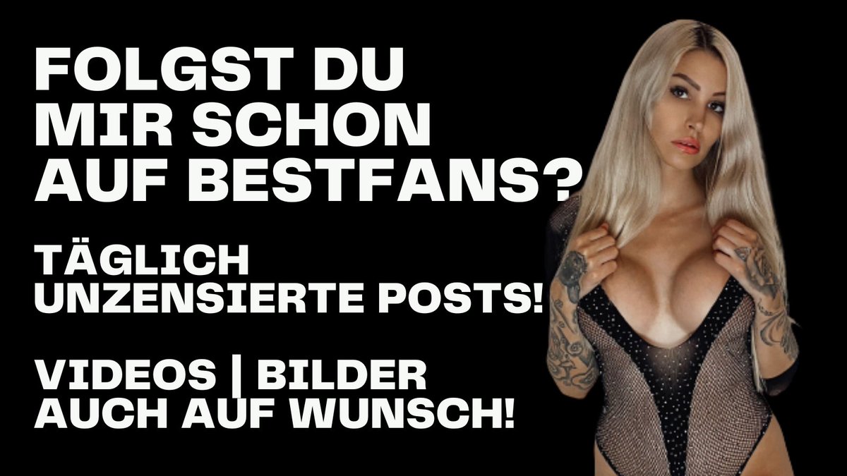 NEU! NEU! NEU!

Folg mir auf:

bestfans.com/sinavalentini

♥️Endlich habe ich eine SocialMedia Plattform gefunden, wo ich posten kann, was ich möchte ♥️