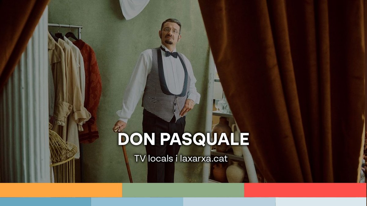 En 15 minuts comença #DonPasquale🎶 Un clàssic de #Donizetti, dins del cicle d'@operacatalunya. 🕖 16.30h 📺 TV locals