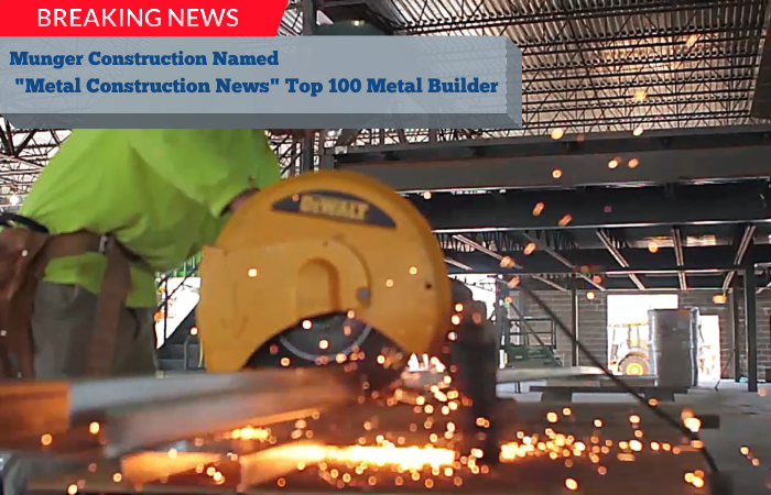 Mungerconstruct's tweet photo. Pat Munger Construction Company, Inc. has been recognized as a Top 100 North American Metal Builder by Metal Construction News. Read more here: https://t.co/NVR5ZrEPhF
#ctconstruction #mungerconstruction #construction https://t.co/tut4m9X2Sh