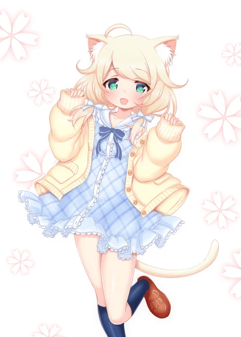 あんず色の青春ねこずえ「ふわぁ…♪」
#遊佐こずえ 
