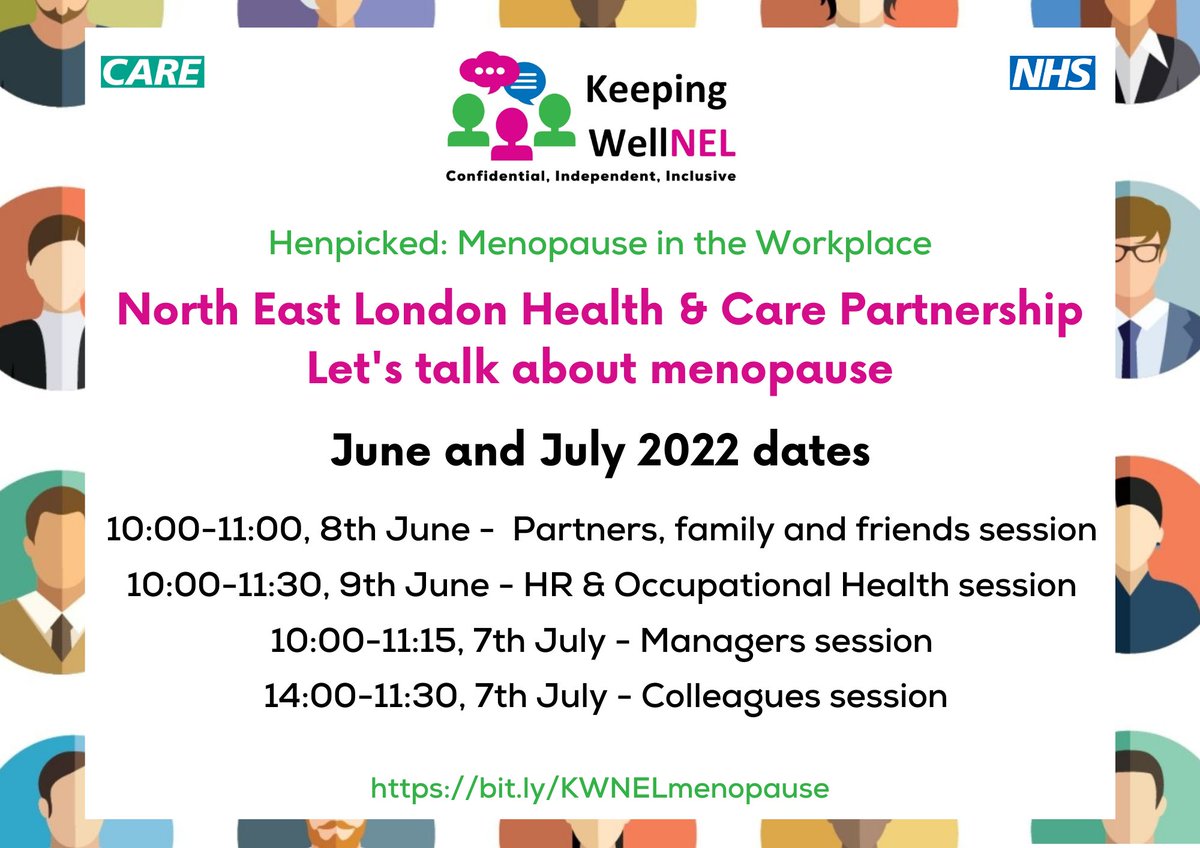 KeepingWellNEL (@keepingwellnel) on Twitter photo Menopause can have an effect on us all. Attend our upcoming #menopause #wellbeing sessions, whether you’re experiencing menopause directly or supporting someone who is, there is a session for you. Find out more keepingwellnel.nhs.uk/support-availa…
<a href="/psylligent/">Vlad I, CEO ascend.DO🔁🌈</a>
<a href="/CareCityUK/">Care City</a>
@NHS_NELCCG
<a href="/NHS_ELFT/">East London NHS Foundation Trust (ELFT)</a> Menopause can have an effect on us all. Attend our upcoming #menopause #wellbeing sessions, whether you’re experiencing menopause directly or supporting someone who is, there is a session for you. Find out more keepingwellnel.nhs.uk/support-availa…
<a href="/psylligent/">Vlad I, CEO ascend.DO🔁🌈</a>
<a href="/CareCityUK/">Care City</a>
@NHS_NELCCG
<a href="/NHS_ELFT/">East London NHS Foundation Trust (ELFT)</a>