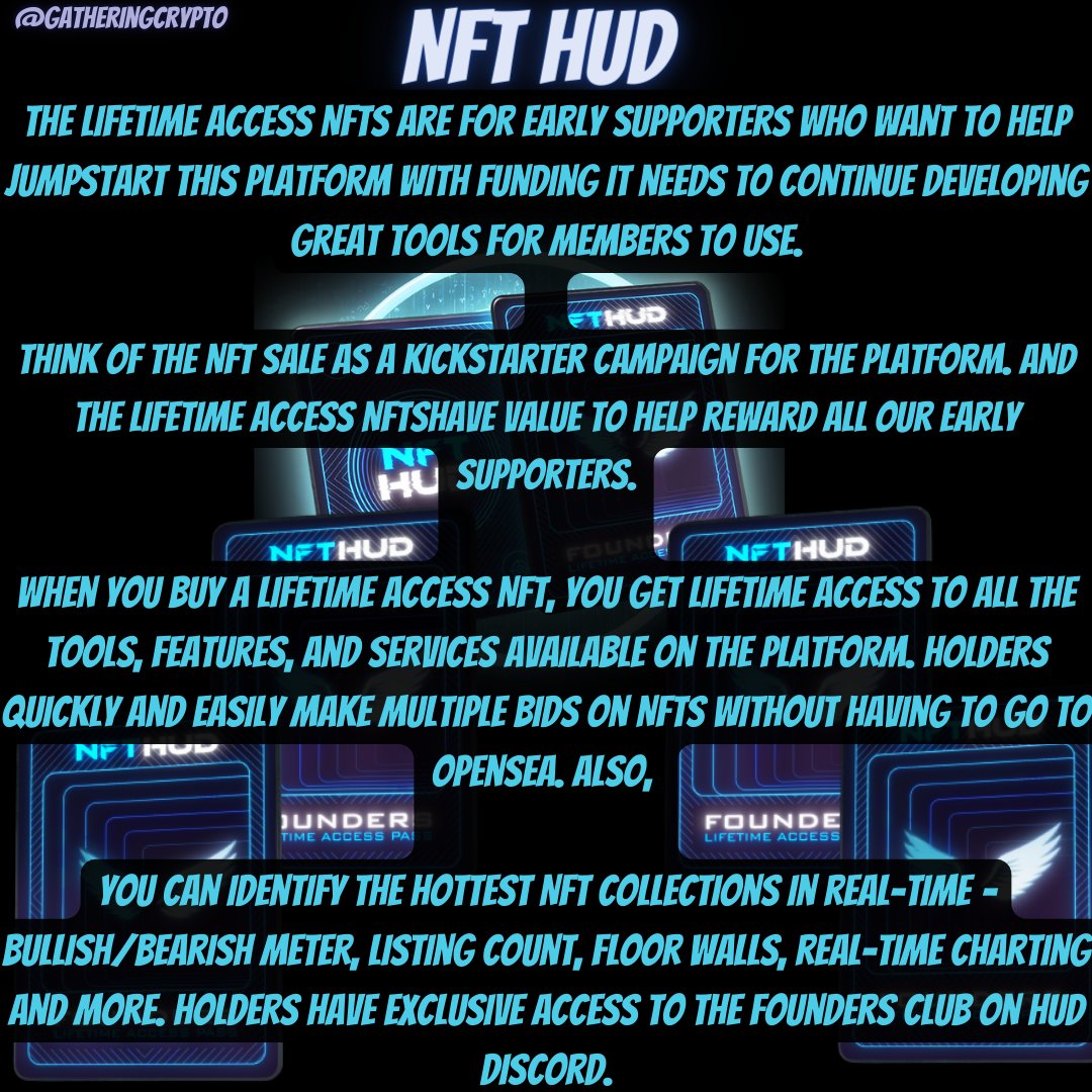 Gatheringcrypt2's tweet image. #NFT HUD Lifetime Access's One of the most important #utility is that holders can see full rarity scores and ranks quickly after a collection reveals
Keep checking for detailed analysis on @gatheringcrypto
 #nfts #bitcoin #blockchain #btc #crypto #cryptocurrencies #cryptocurrency