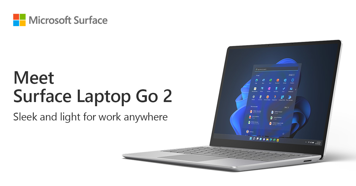 ConcentricDigi2's tweet image. Equip your teams wherever they work with the sleek, new Surface Laptop Go 2: PC productivity at its most portable. #SurfaceForBusiness. Special Offer for ABN owners! contact us on concentricdigital.com.au to get Surface Laptop Go 2 for your mobile workers!