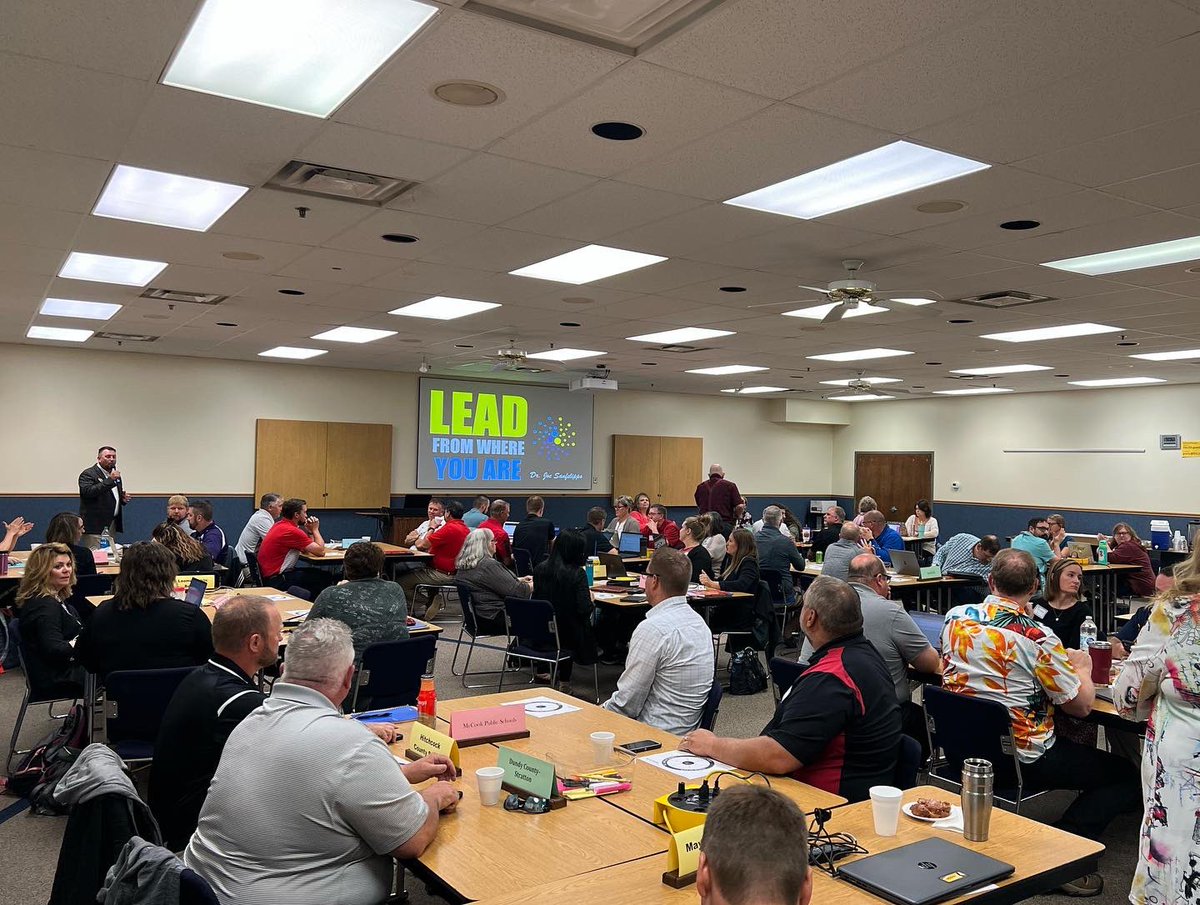 Thanks so much for the opportunity <a href="/ESU_10/">ESU10</a>!!! Incredible leaders in Nebraska. I was beyond honored to spend the day with you! Enjoy some time away!!!! #LeadFromWhereYouAre