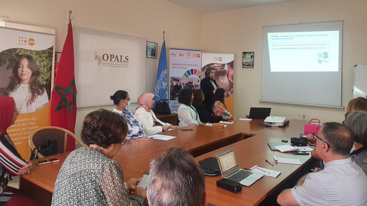 #encours Atelier organisé par <a href="/OpalsMorocco/">OPALS Morocco</a> <a href="/UNFPAMaroc/">UNFPA Maroc</a> @SMVAO <a href="/pharmaciesma/">Pharmacie.ma</a> pour renforcer l'accès aux méthodes de #contraception et répondre aux besoins des femmes en âge de procréer et des couples en matière de #santé sexuelle et reproductive  #selfcare  #SSR #ODD #Maroc