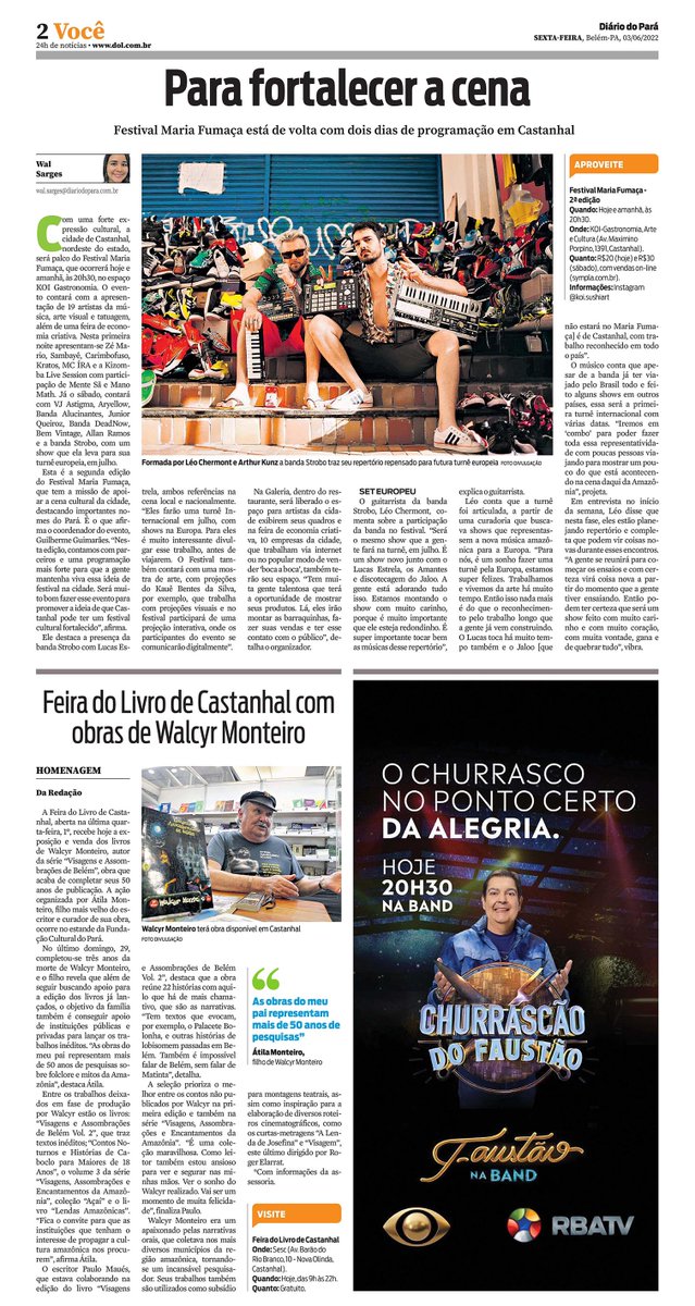 WalcyrEditora's tweet photo. @diariodopara Feira do Livro de Castanhal com oras de Walcyr Monteiro. https://t.co/5aWgvnvROA