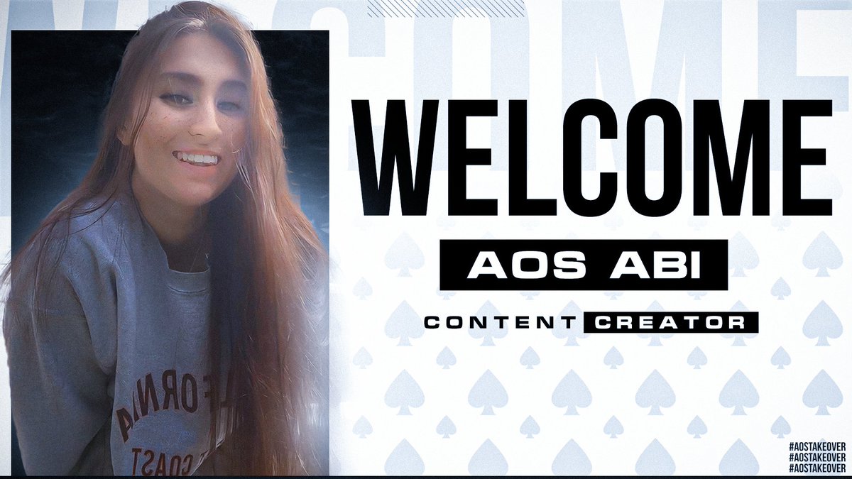 AOSEsport's tweet image. Introducing Our First Female Content Creator!

Welcome to the family, @ItsAbixo 🇬🇧

6/7... 👀

♠️#AOSTakeOver♠️