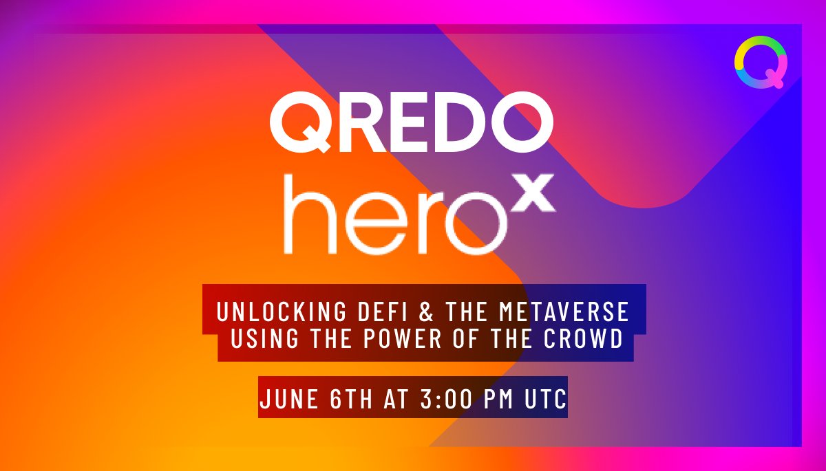 Unlocking #DeFi &amp; the #Metaverse🔐
 
<a href="/Iamherox/">HeroX</a> helps clients from <a href="/NASA/">NASA</a> to <a href="/Airbus/">Airbus</a>, &amp; @Coinbase solve problems &amp; find innovative solutions using the power of the crowd💥
 
Monday, HeroX joins us to discuss institutional interest and the role they play👇

bit.ly/38ZOsKU