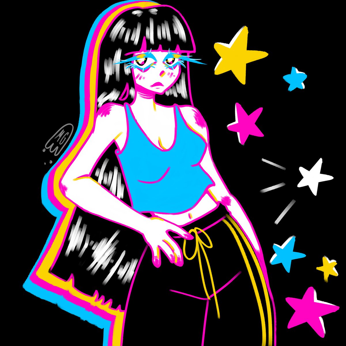 zingyghost's tweet image. yoo art trend thing