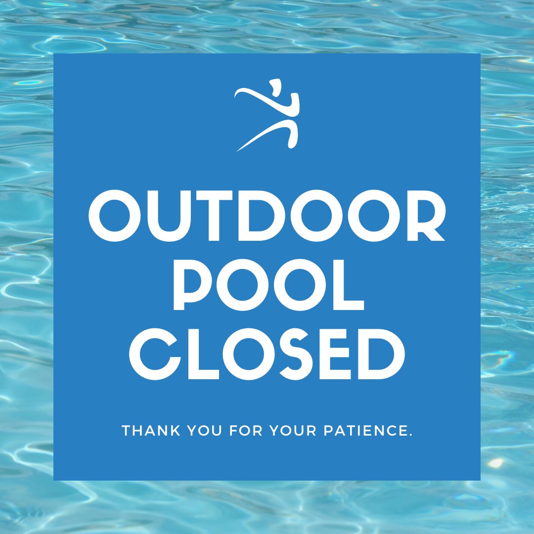 fitnwise's tweet photo. ⚠️Outdoor Pool Closed for maintenance until further notice! https://t.co/P5bKVVbUoT