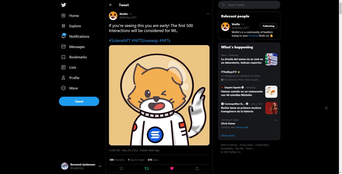 Виталий Цойкенко tweet media