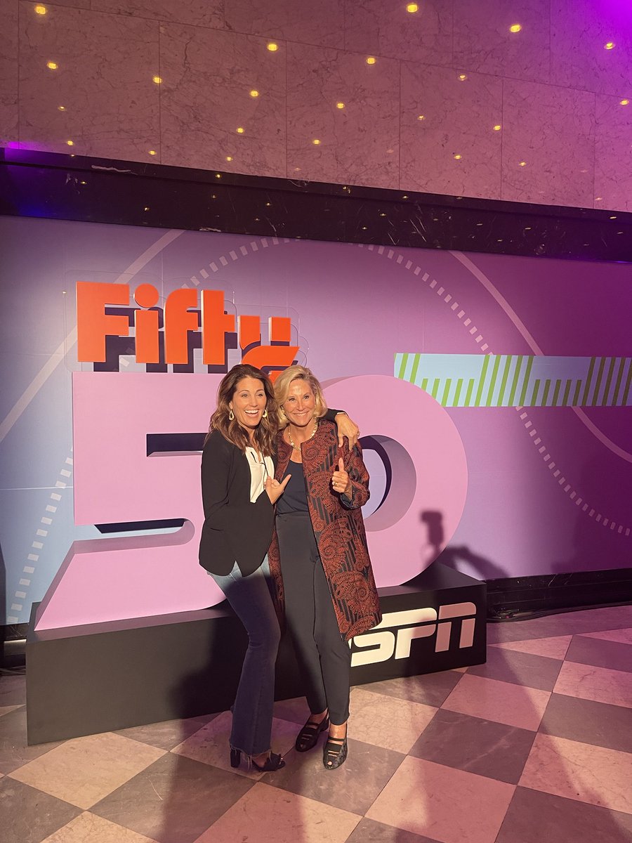 Sharing the 50th anniversary celebration with the one and only Julie Foudy.  Olympic gold medalist FIFA World Cup champion and a leader for all.