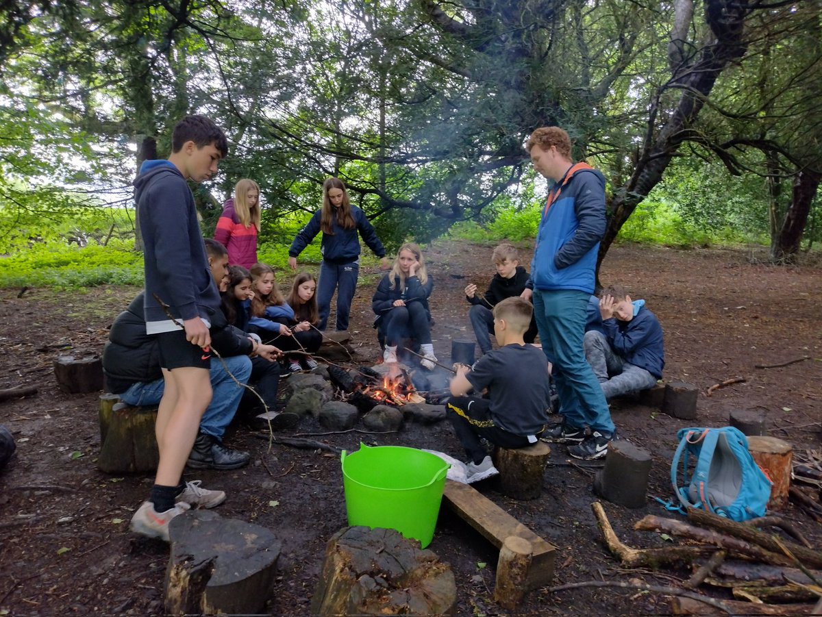 v_vboyd's tweet photo. If you go down to the woods today, you're in for a big surprise....... Team Watkins on the last day of our #S1res in @OutwardBoundUK Ullswater. Great end to a busy and challenging week. Thanks to all the staff and particularly Jon our instructor. https://t.co/lojr5h0P0K