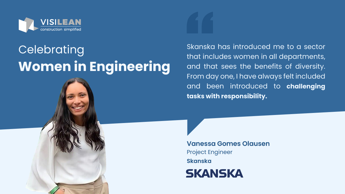 It's International Women in Engineering Month, &amp; VisiLean is delighted to be celebrating the women heroes we work with from around the world!
We spoke to Vanessa, Project Engineer at Skanska.
#womeninconstruction #womeninengineering #construction #constructionindustry
