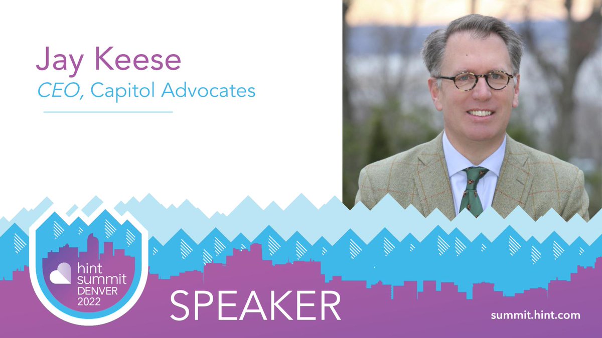 NEXT WEEK: Jay Keese will be presenting on Direct Primary Care in 2022: The View from Capitol Hill at the Hint Summit! Be sure to register using code HINTDPCC22 for $100 off your ticket: summit.hint.com