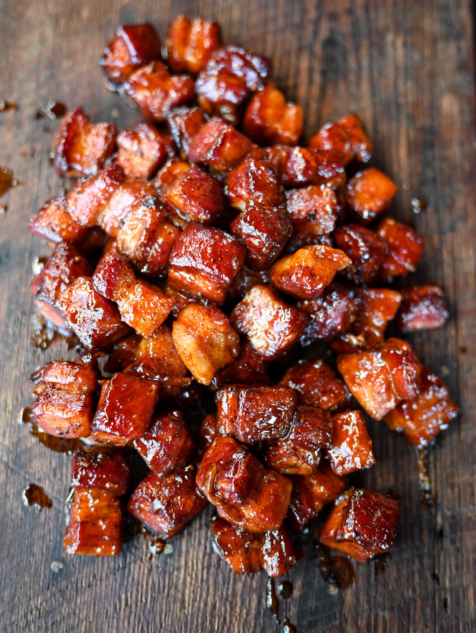 Meat Church ™ on Twitter "Peach Habanero Pork Belly Burnt Ends 2.0