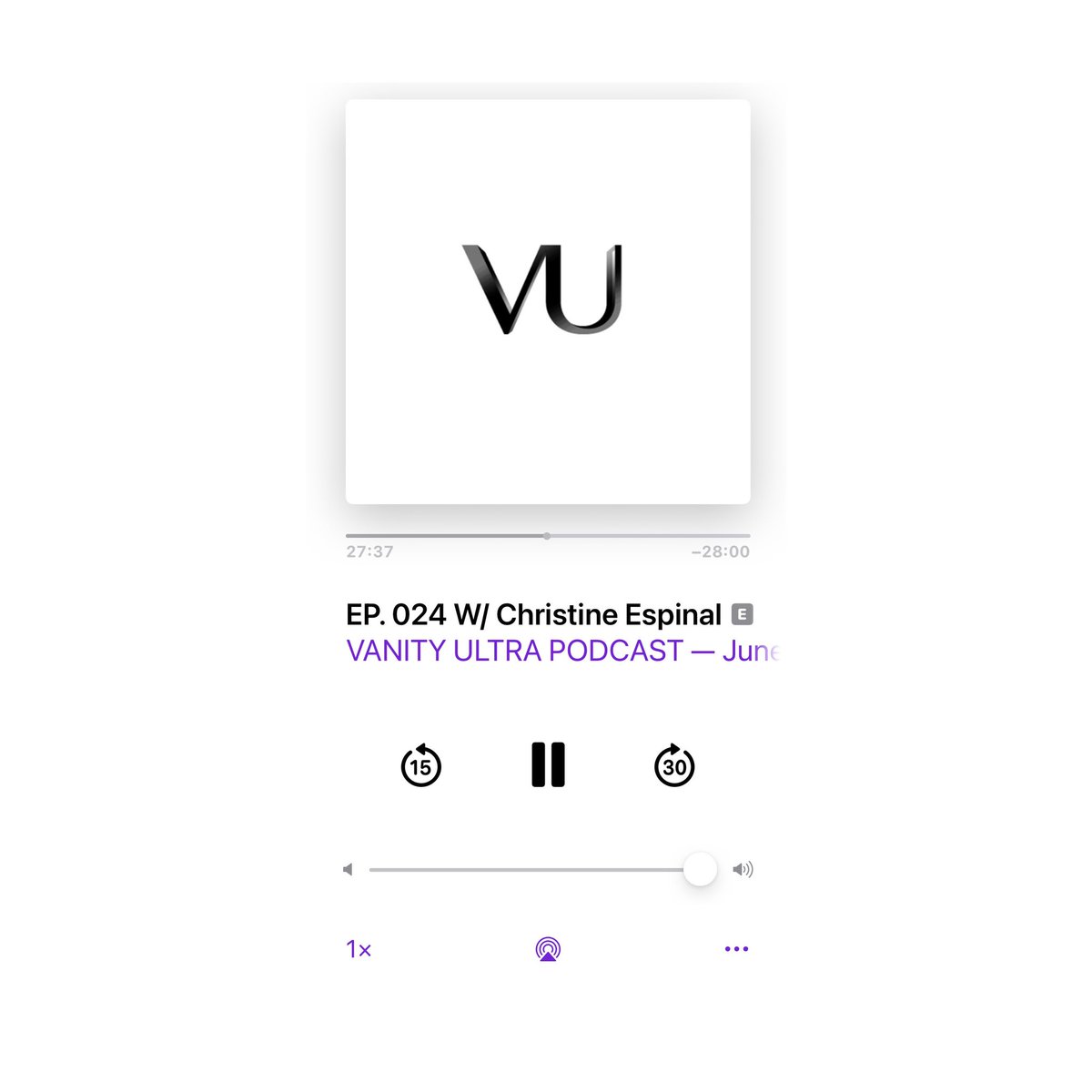VANITY ULTRA PODCAST EP. 024
CHRISTINE ESPINAL INTERVIEW
<a href="/chrispyy__/">chrispy</a> 

AVAILABLE NOW 
LINK IN BIO