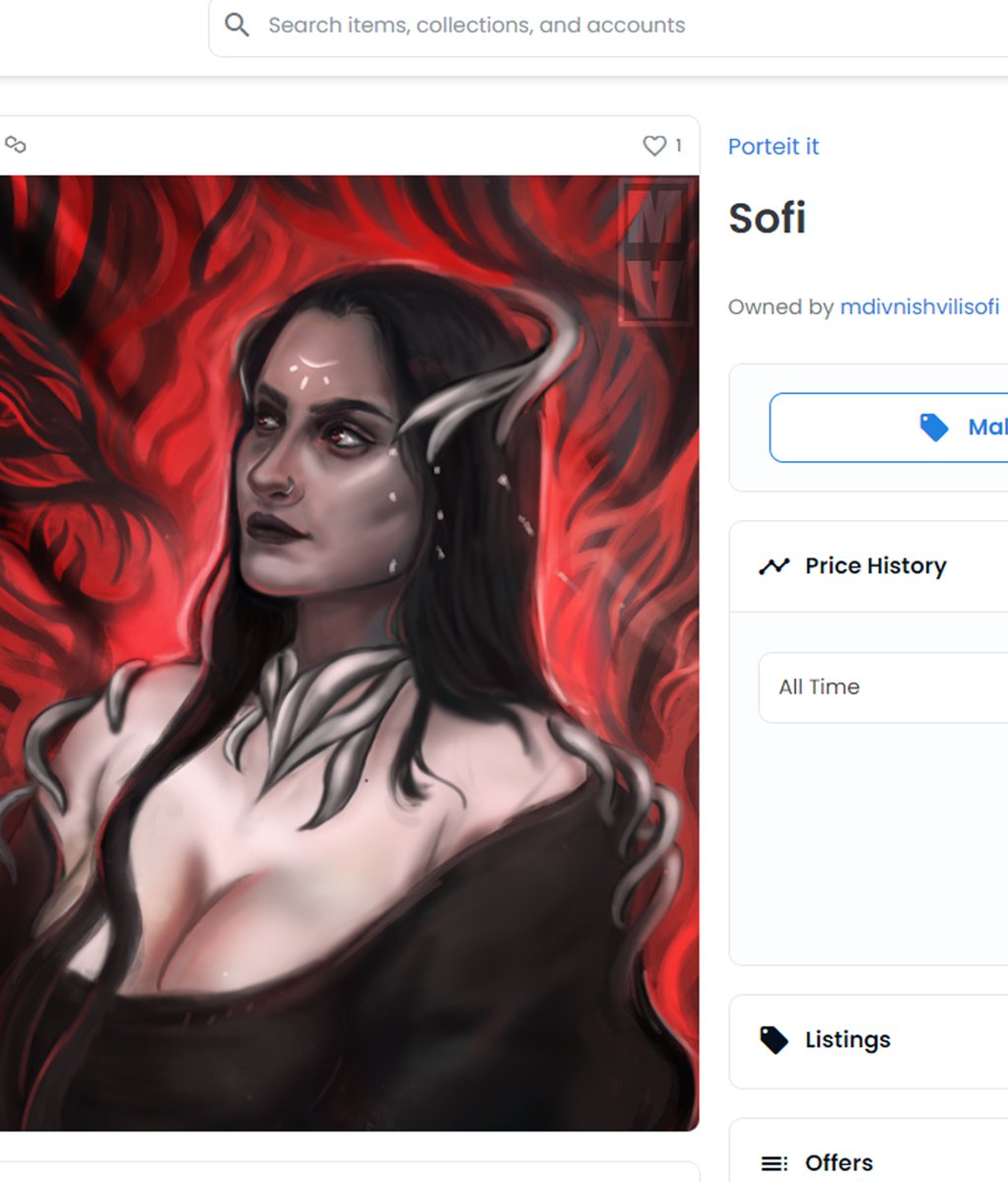 Pxalsi's tweet photo. I  made commissions and drew a digital portrait of this amazing girl 2 weeks ago , few days ago she asked me to add it as nft if its possible .and why not ..@sofiwarhol .
https://t.co/pLf48qQ0fS https://t.co/dXGsgN2hrm