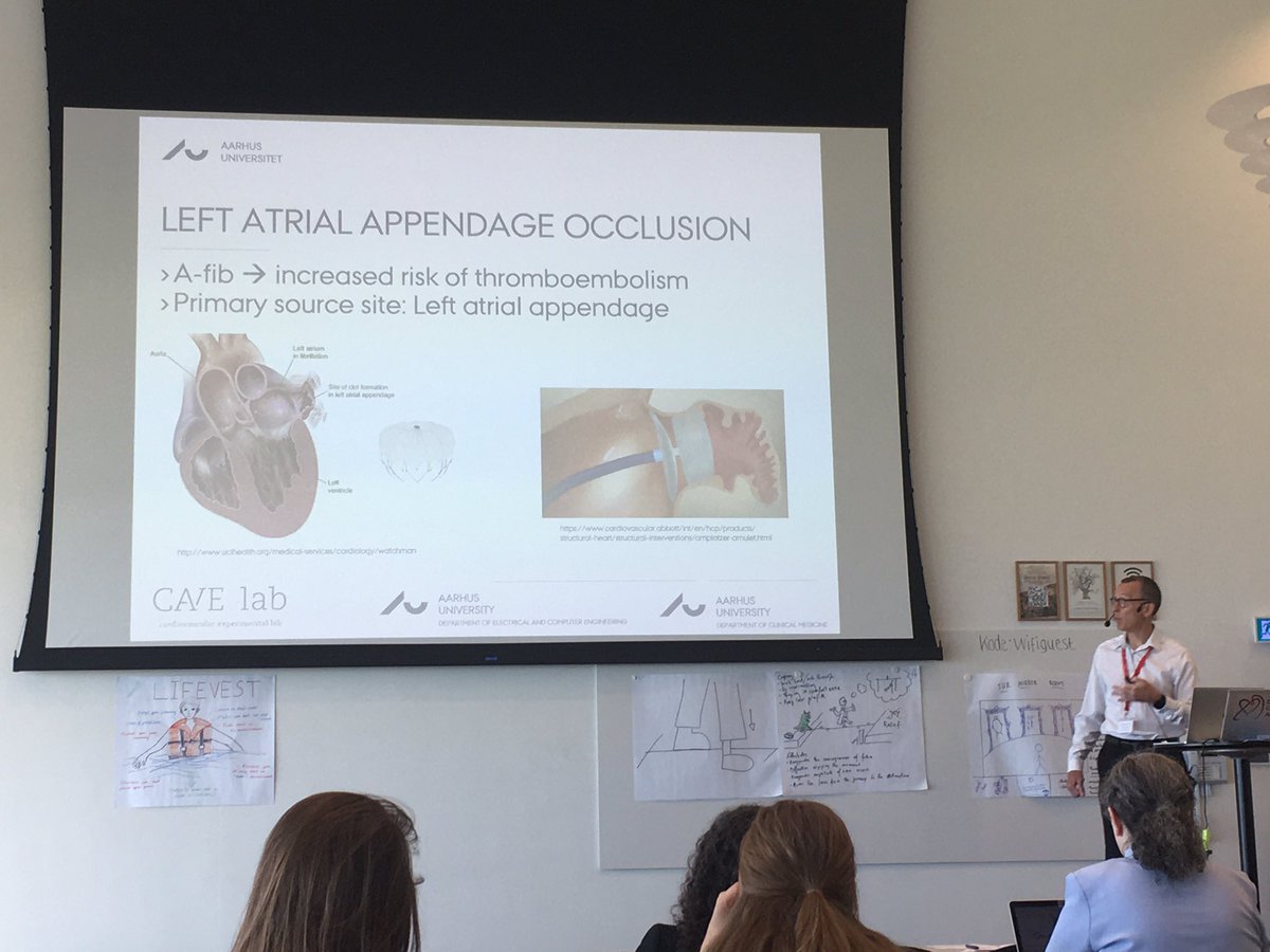 What a tour-de-force of the possibilities and ambition within the CAVE-lab @AarhusUni! 💪🏼 Assoc. Prof. Peter Johansen demonstrating the advantages of experimental biomechanics in #LAAO, PE and valves at #summer22DCAcademy @AUHCardio