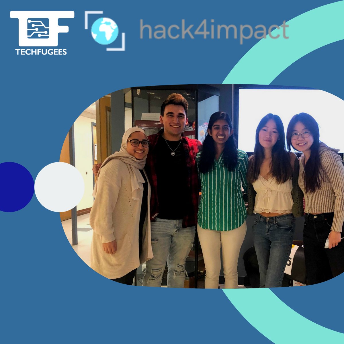 🇺🇸🤳🏿 A huge thank you to the @Hack4Impact team from @Cornell who developed for the past months the design of #Basefugees 2.0, the new version of our open repertory of #tech products and services for #refugees and displaced persons across the world 🌐