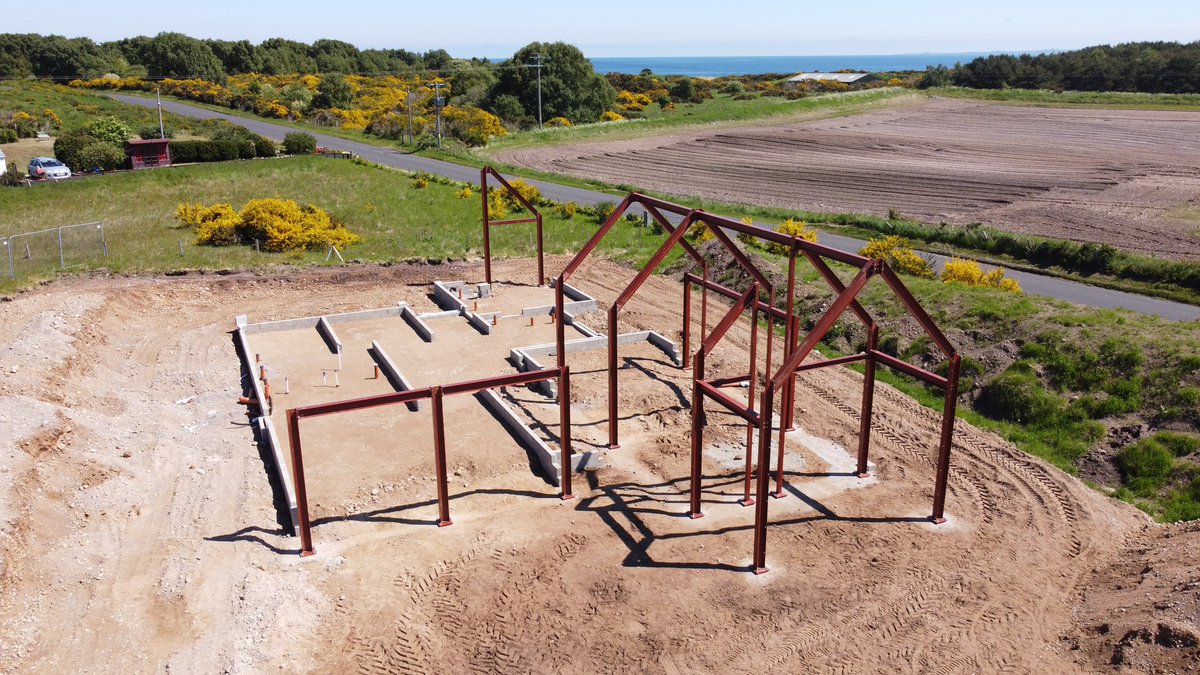 mi_architects's tweet photo. Last 6 weeks has seen great progress on a new house in Dornoch. Site cleared, foundations and under building ready for the steel frame. All taking shape nicely. https://t.co/GD9YpTWuua