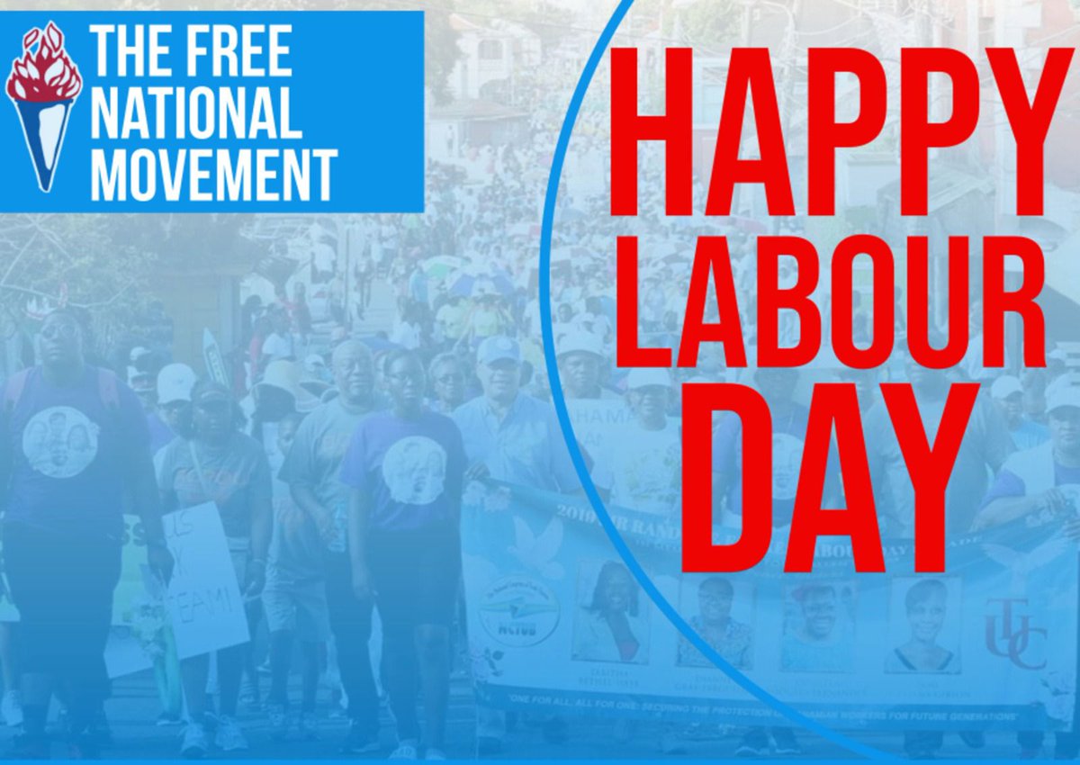 The Free National Movement sends its appreciation and respect to the workers in every field. 

Happy #LabourDay!