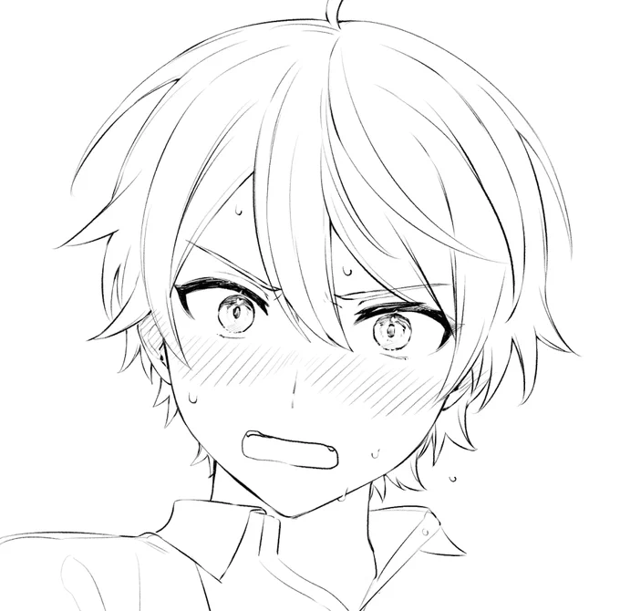 2億年ぶりにクリスタ開いたら全く記憶ない描きかけのツカサ出てきたから貼る 