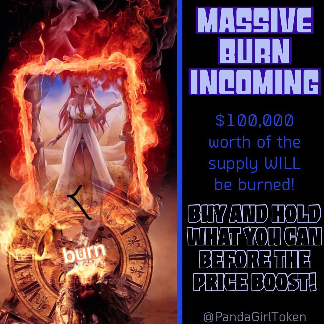 JonnaBliss's tweet photo. @Yourpop8 Here comes $PGIRL with amazing offers of staking of NFT soon, minting of NFT live on https://t.co/Wfl7hzikw7. A very huge buyback and burn is currently going on now with low MC.
@pandagirltoken $PGIRL #pandagirl #nft #nftart #giveaway #BTC #ADA #ETH #SHIB #babydoge https://t.co/A6TAjrocjF