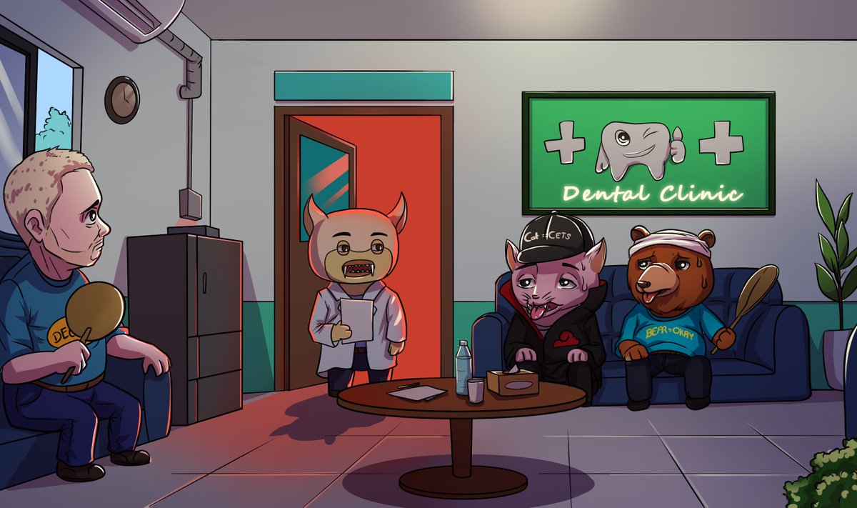 ToothyTown's tweet photo. Who's ready for a Tooth Cleaning on this Solana summer? #Solana #NFTs https://t.co/zIgcmP6fzt