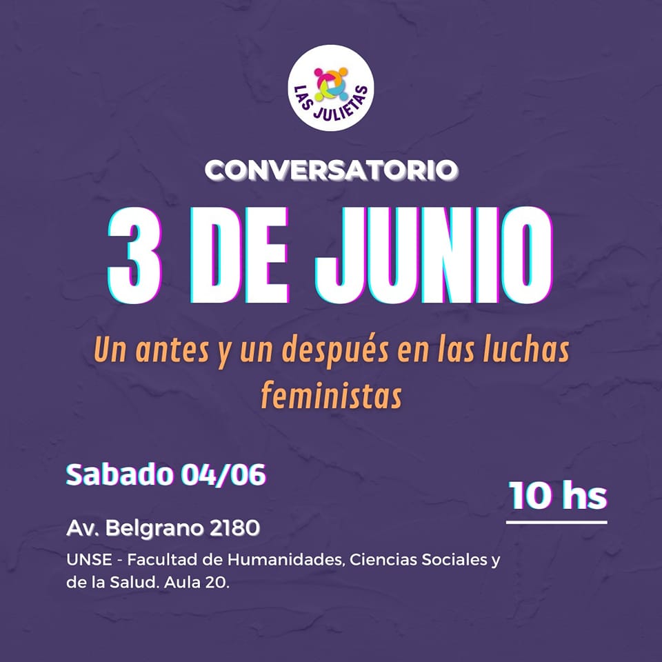#NiUnaMenos #VivasYLibresNosQueremos El objetivo es compartir, reflexionar, dialogar y hacer aportes sobre ésta fecha tan emblemática y su impacto en el diseño de políticas públicas en cuestiones de género.