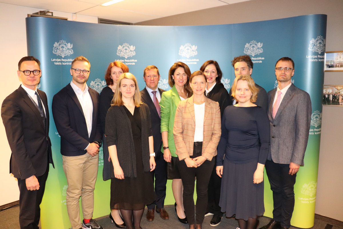 📸Noslēdzot Baltijas 🇱🇻🇱🇹🇪🇪 valstu augstāko revīzijas iestāžu #RailBaltica darba grupas tikšanos ar RB Rail pārstāvjiem. 
<a href="/RailBaltica/">RailBalticaOfficial</a> @LithuaniaSAI <a href="/riigikontroll/">riigikontroll</a>