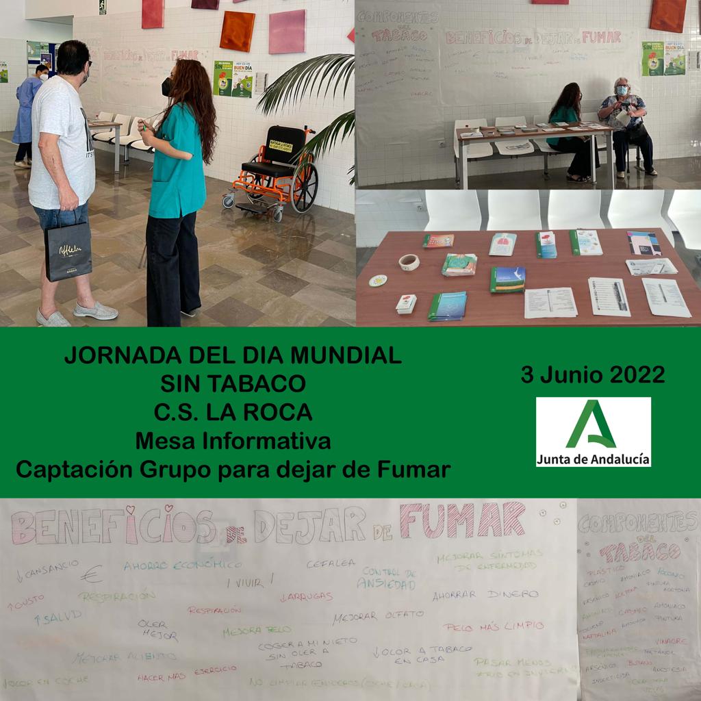 ugclaroca's tweet photo. Hoy hemos celebrado las jornadas sobre el día mundial sin tabaco. Nuestra referente escolar y la responsable del programa, han informado y captado a pacientes para dejar de fumar. Gran labor!! https://t.co/7LRM05pmYS