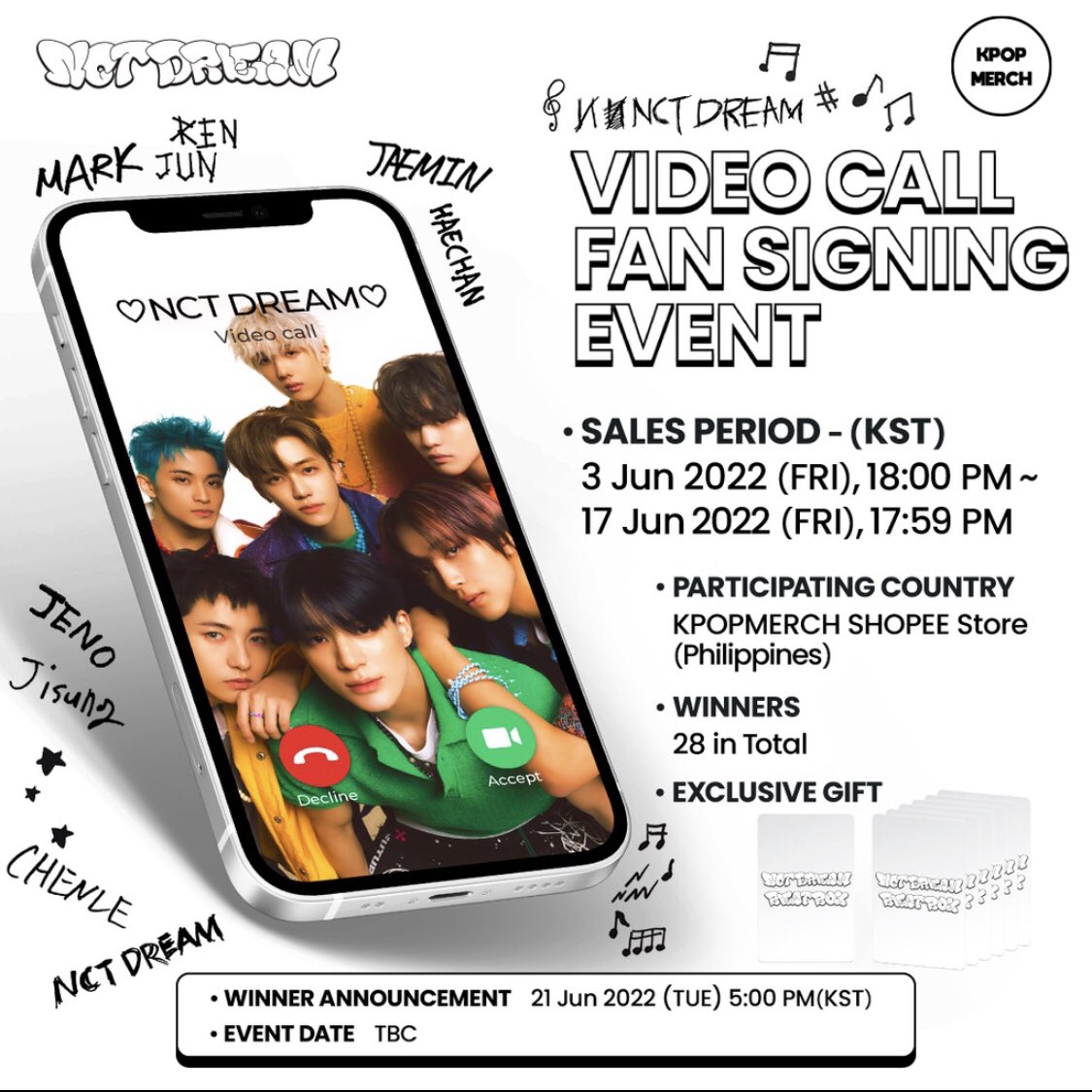 一番人気物 NCT DREAM kpopmerch shopee 特典 トレカ setonda.com