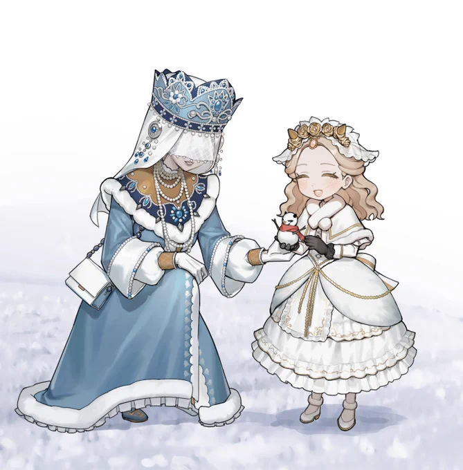 昆虫学者 &amp; 少女❄️
#第五人格イラスト 