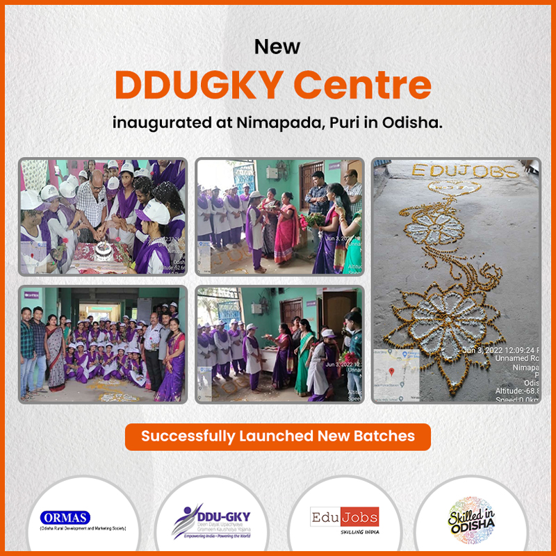 EdujobsAcademy's tweet photo. Edujobs successfully launched a new DDUGKY centre with new batches at Nimapada, Puri in Odisha.
#newbatchlaunch #batches #Edujobs
@ormas_odisha @DDUGKYMoRD @skilled_odisha @prash2coms @GuhaIas https://t.co/ToV6uvZYLQ
