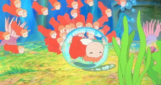 崖の上のポニョのtwitterイラスト検索結果