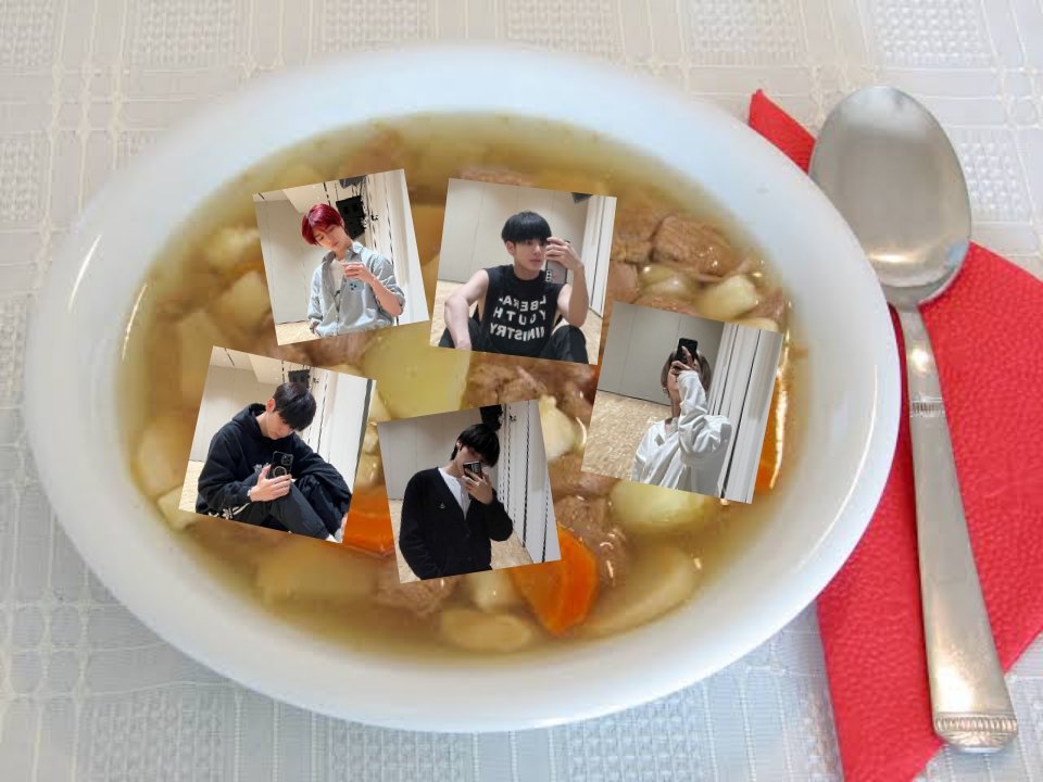 cucumbin__'s tweet photo. WTF TXT IN THE SOOP YALL 😭 https://t.co/PX16M7E3mn