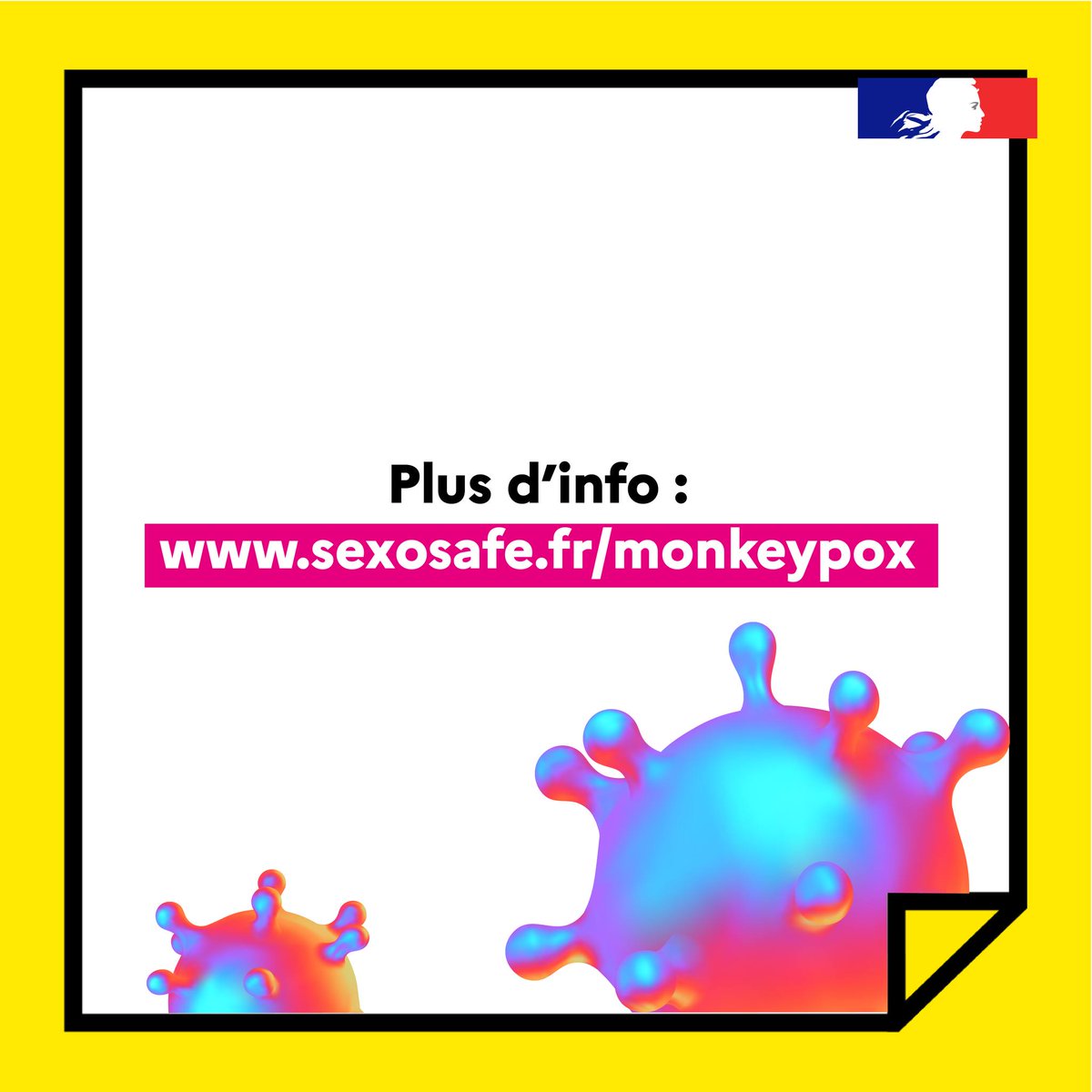 Info #monkeypox ℹ Plus d’info : sexosafe.fr/Info-Monkeypox