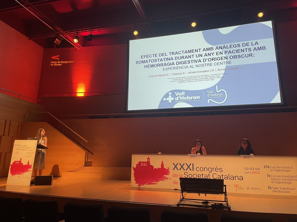 La Dra. <a href="/Albajmasip/">Alba Jiménez Masip</a> nos muestra la utilidad de los Análogos de somatostatina para la hemorragia digestiva de origen oscuro recidivante, reduciendo ingresos, terapéuticas endoscópicas y transfusión de hemoderivados. <a href="/vallhebron/">Vall d'Hebron</a> <a href="/SCDigestologia/">SCDigestologia</a>  🩸🏥