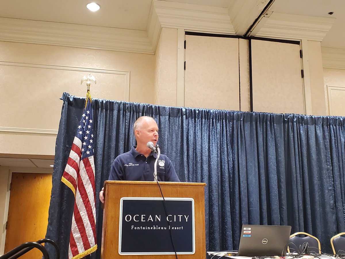 MissAshes92's tweet photo. John Freeburger kicking off his talk on responding to the Surfside Condo Collapse. #MDEMA2022 #EMGTwitter https://t.co/4seGxOWjFC