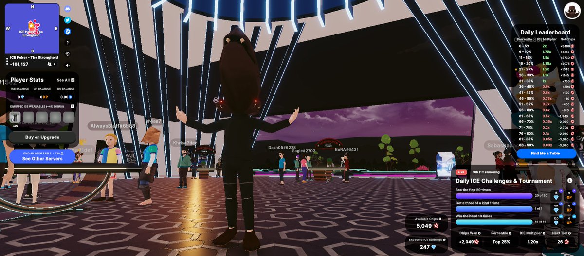 engrNFT_'s tweet photo. Finally. After a few days of running bad.
#Decentraland #IcePoker https://t.co/fC6Hyptb8l