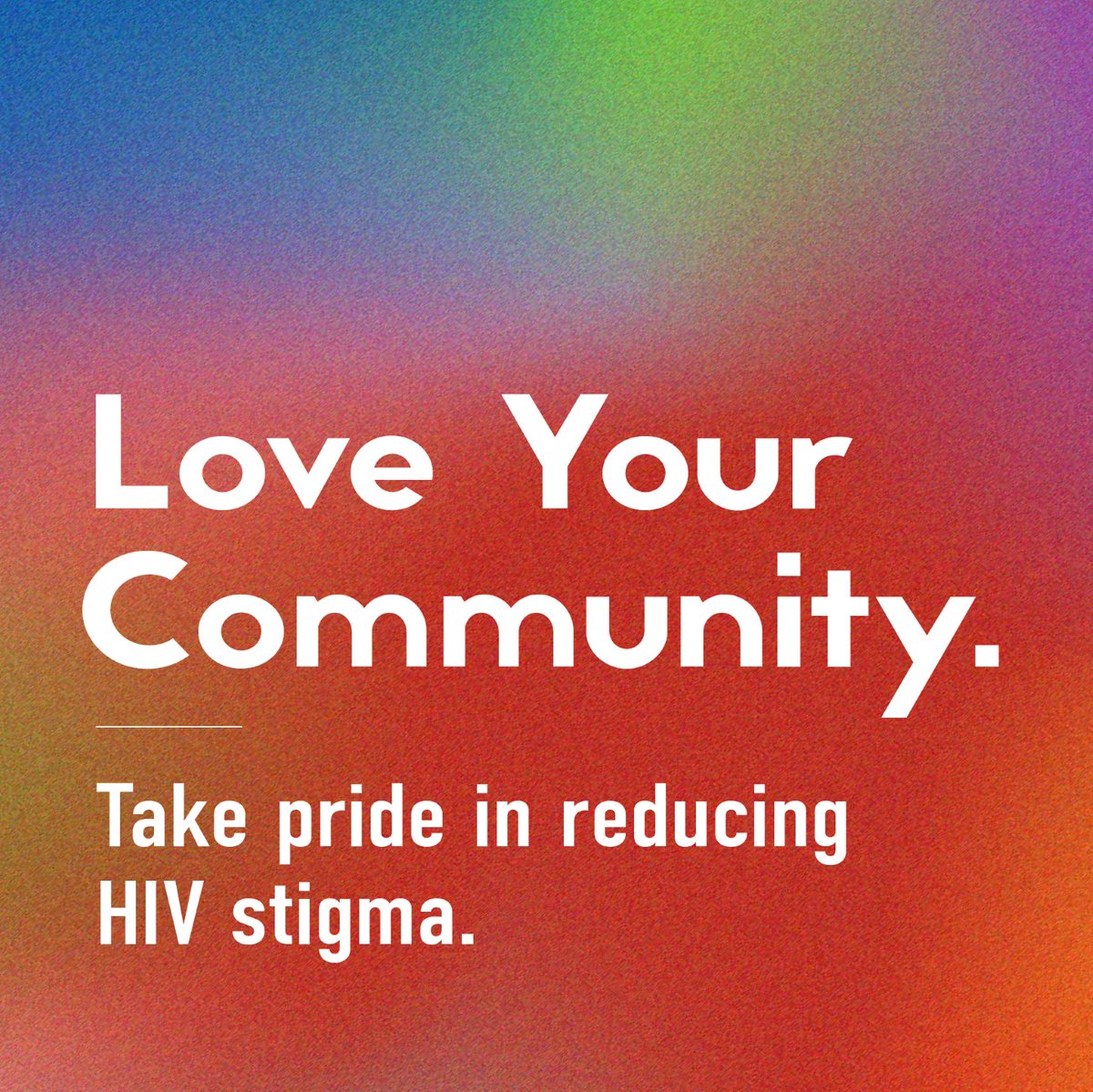 Take pride in taking care of you! 

Show yourself and your community some love and join us to #StopHIVTogether this #Pride season. 

Learn more: cdc.gov/StopHIVTogether

#StopHIVTogether #PrideMonth