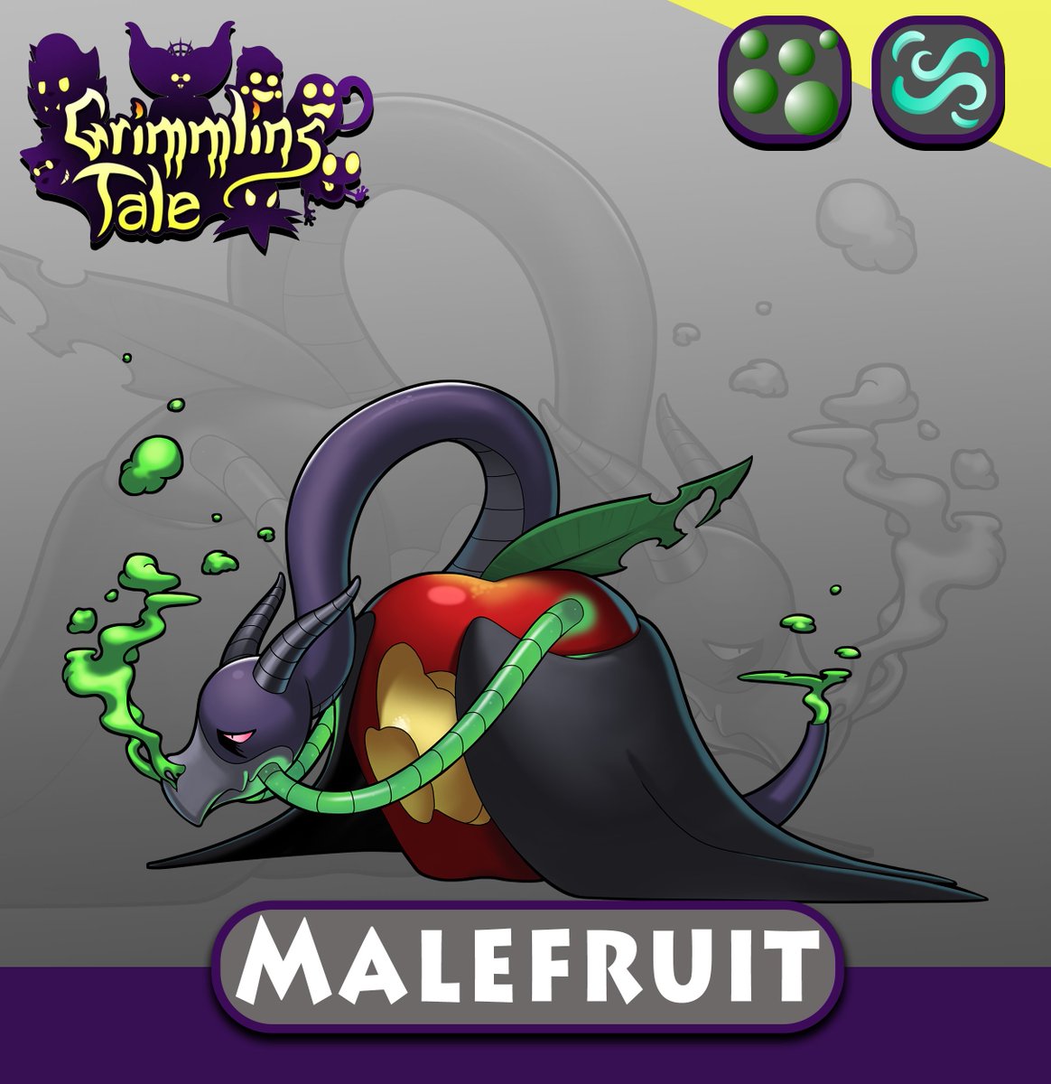 GrimmlinsGame's tweet photo. Iiit's Dracoma!!!

Our final Kickstarter daily grimmlin reveal

Dracoma, the Maleficent/Snow White hag grimmlin, now has mastery over its sleep toxins and never sleeps. It puts grimmlins to sleep and gives them nightmares about it to assert dominance.

#indiegame like #pokemon https://t.co/q0Iujybwmh