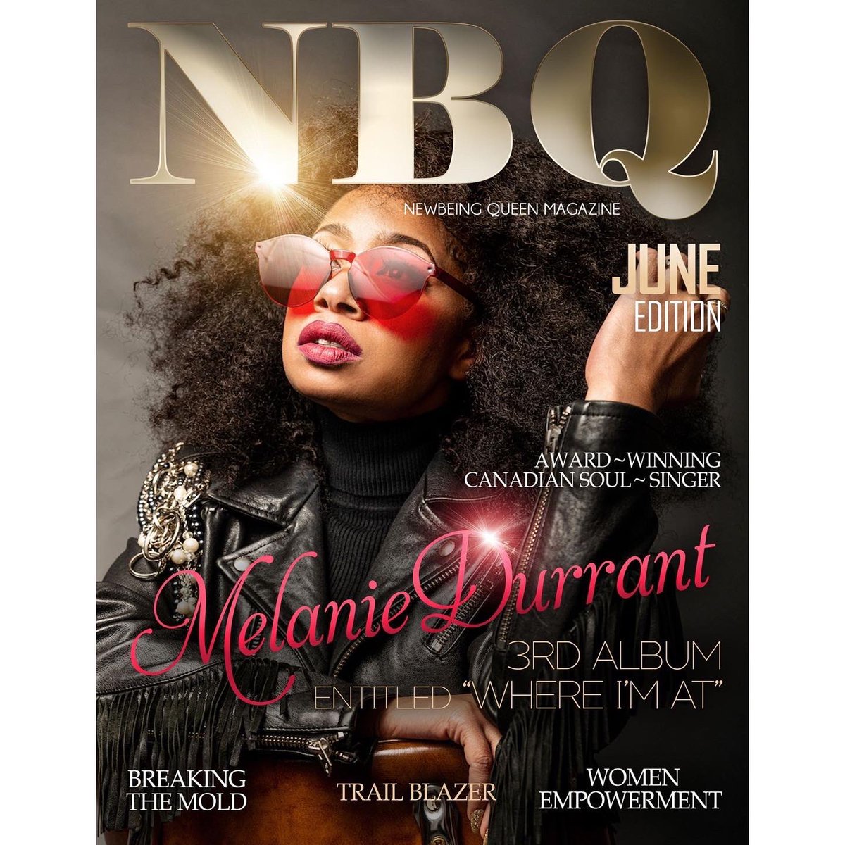 sashastoltz's tweet photo. Recording Artist @MelanieDurrant covers the latest issue of New Being Queen Magazine #sashastoltzpublicity #melaniedurrant #BlackExcellence #recordingartist #coverissue #magazine #proudpublicist https://t.co/DbaIGlsxUL