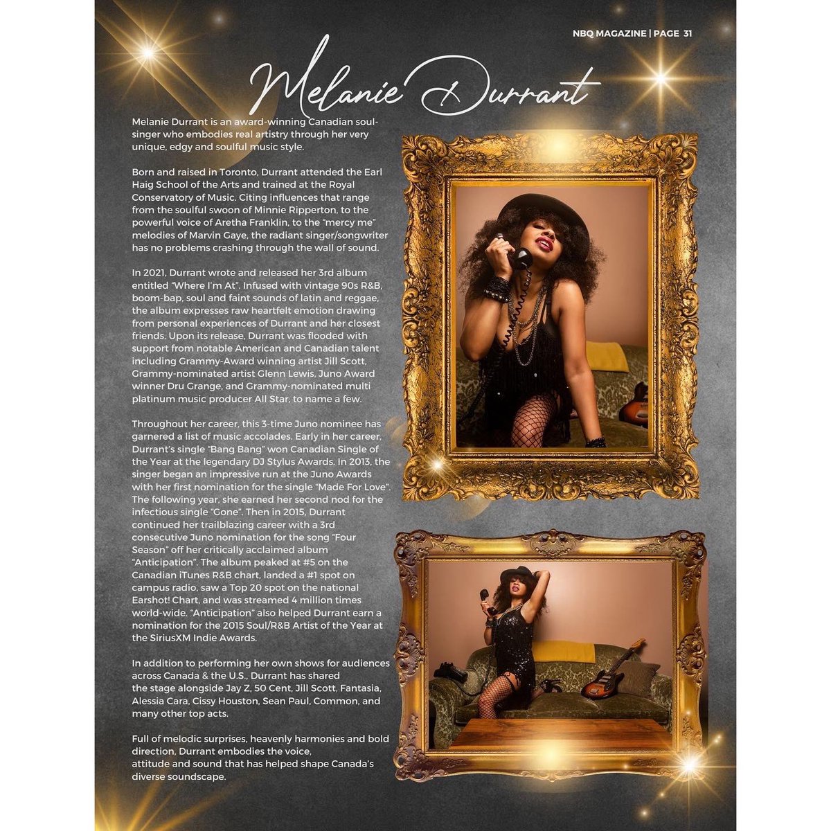 sashastoltz's tweet photo. Recording Artist @MelanieDurrant covers the latest issue of New Being Queen Magazine #sashastoltzpublicity #melaniedurrant #BlackExcellence #recordingartist #coverissue #magazine #proudpublicist https://t.co/DbaIGlsxUL